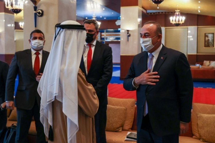 Dışişleri Bakanı &Ccedil;avuşoğlu, Dubai Emiri Şeyh Maktoum ile g&ouml;r&uuml;şt&uuml;