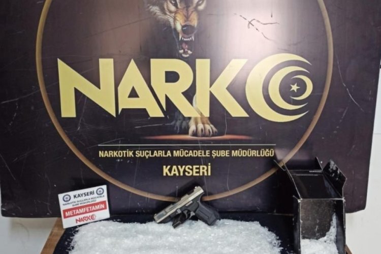 Kayseri'de 3 kilogram metamfetamin ele ge&ccedil;irildi