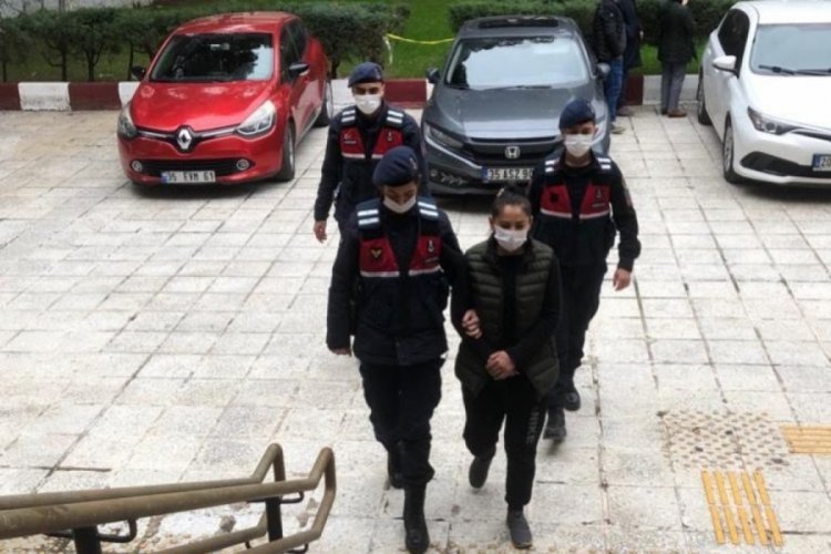 70 bin liralık m&uuml;cevher &ccedil;alan kadın yakalandı