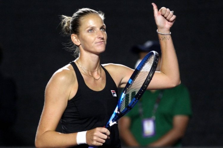 Karolina Pliskova'ya sakatlık engeli