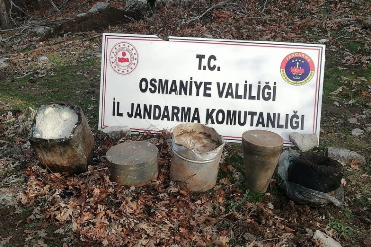 Amanos Dağları'nda 180 kilogram patlayıcı bulundu