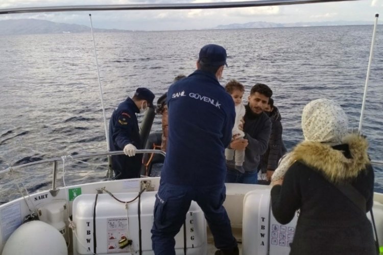 Muğla'da 11 d&uuml;zensiz g&ouml;&ccedil;men yakalandı