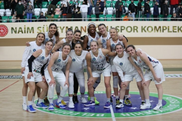 Bursa B&uuml;y&uuml;kşehir Belediyespor Kadın Basketbol Takımı Kayseri deplasmanında