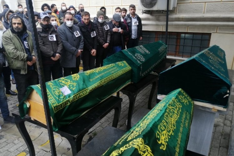 İstanbul Esenyurt'ta yangında &ouml;len &ccedil;ocuklar son yolculuğuna uğurlandı