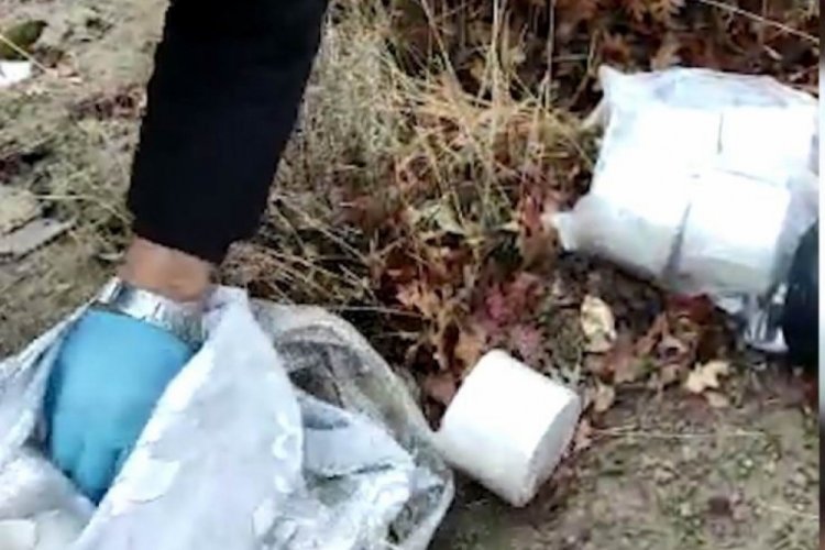 Konya'da 5 kilo eroin imha edildi