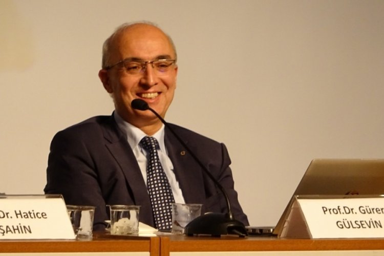TDK Başkanı G&uuml;lsevin Bursa Uludağ &Uuml;niversitesi'nde konuştu