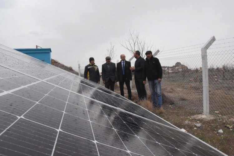 K&uuml;tahya'da GES kurulan k&ouml;ylerin kendi elektriği &uuml;retiliyor