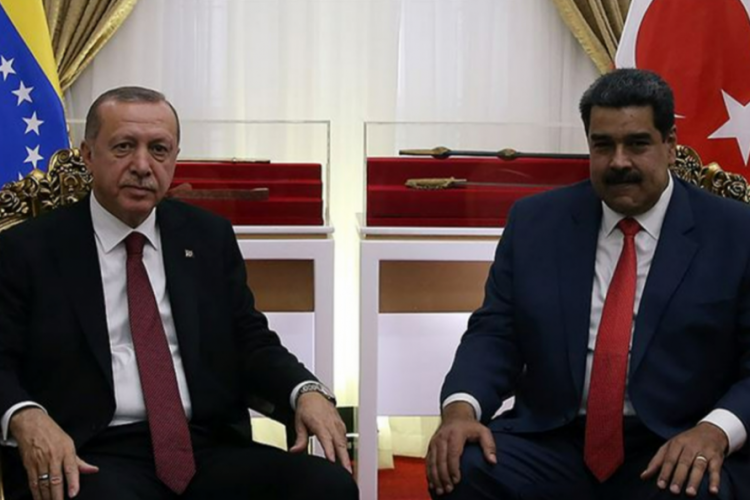Cumhurbaşkanı Erdoğan Venezuela Cumhurbaşkanı Maduro ile g&ouml;r&uuml;şt&uuml;