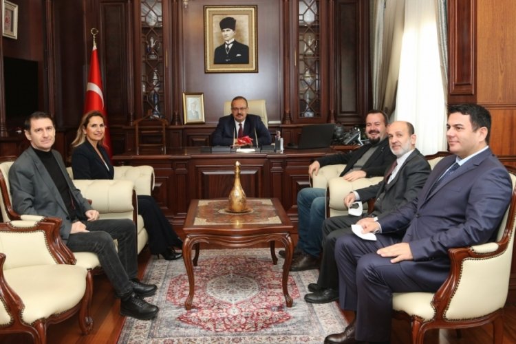 Bursada Bug&uuml;n'den Vali Canbolat'a ziyaret