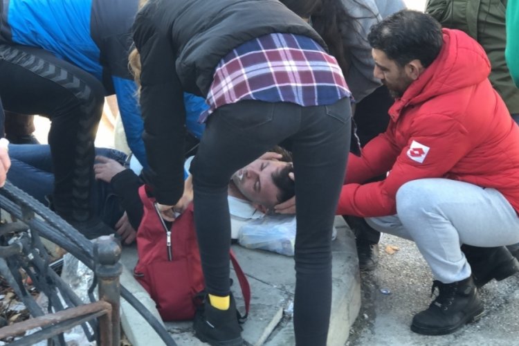 Direksiyon hakimiyetini kaybeden ara&ccedil; takla attı: 2'si ağır 5 yaralı