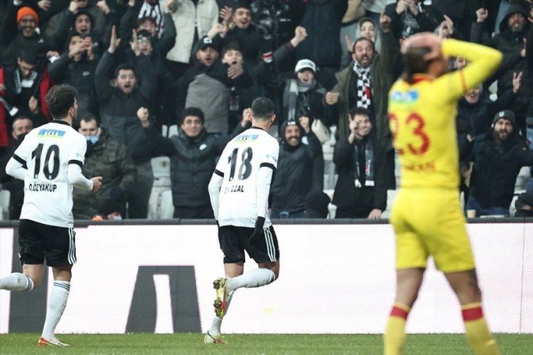 Beşiktaş G&ouml;ztepeyi 2 golle ge&ccedil;ti