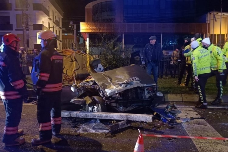 Trabzon'da feci kaza, parampar&ccedil;a oldu: 1 &ouml;l&uuml;