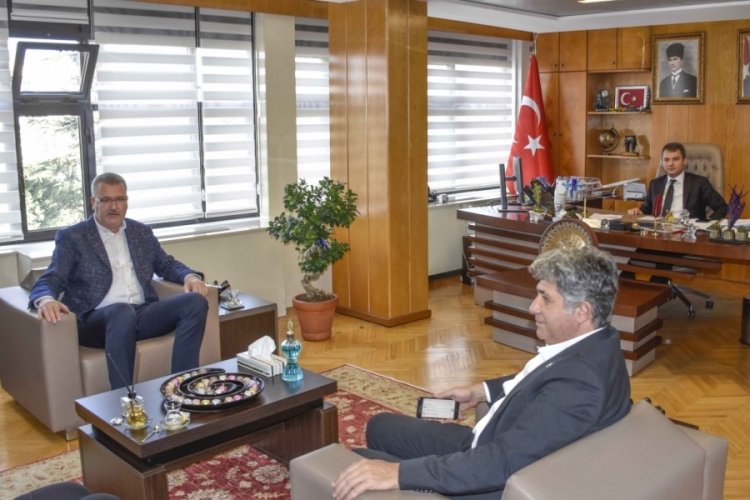 Başkan &Ouml;zkan'dan Akyazı'ya 'hayırlı olsun' ziyareti