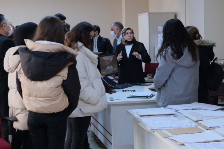 Yıldırım MTAL &ouml;ğrencileri Sosyal G&uuml;venlik Kurumunu ziyaret etti