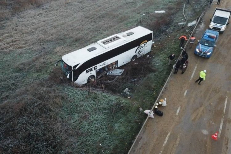 Bursa'da otob&uuml;s kazasında yaralananların kimlikleri belli oldu