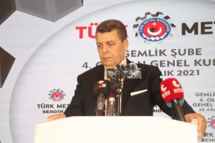 T&uuml;rk Metal Sendikası'ndan Bursa Gemlik'te grev kararı a&ccedil;ıklaması