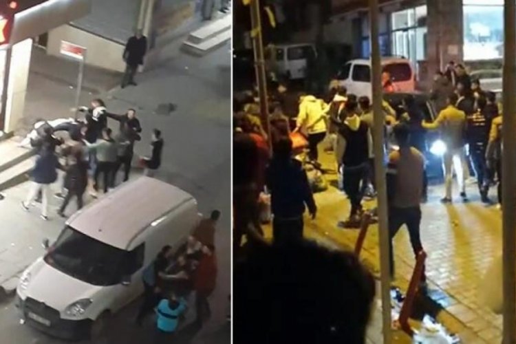 Asker eğlencesi meydan savaşına d&ouml;nd&uuml;!