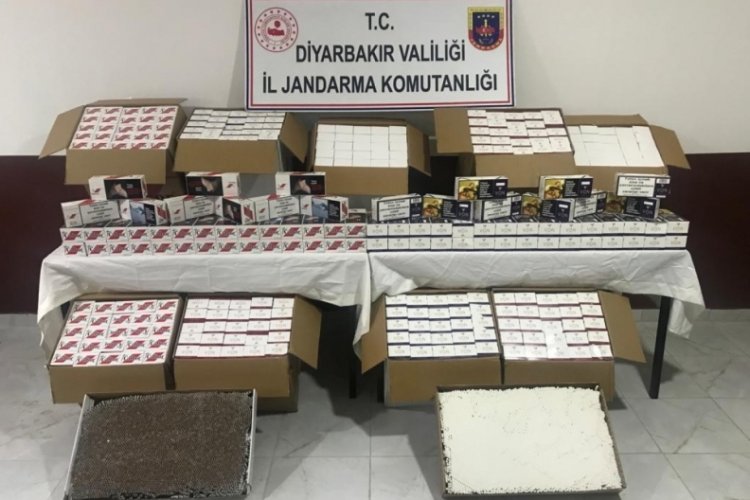 Diyarbakır'da binlerce ka&ccedil;ak makaron ele ge&ccedil;irildi