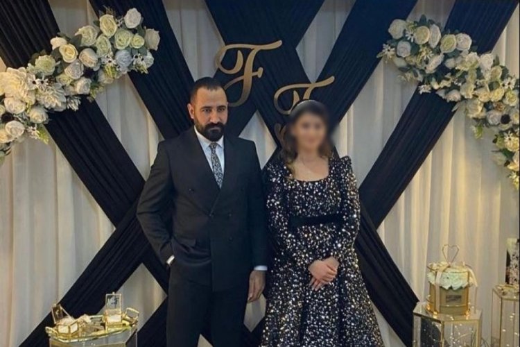 Bursa'da nişandan &ouml;l&uuml;me geriye bu fotoğraf kaldı...