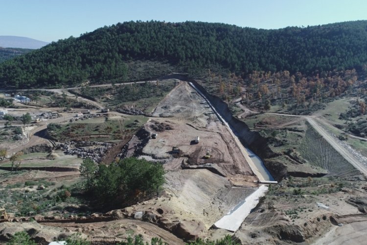 Bursa'da  850 bin metrek&uuml;p su Kocadere G&ouml;leti'nden karşılanacak
