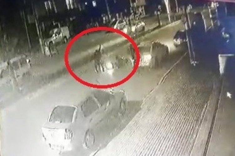 Kadın kuryeyi acımasızca darp ettiler