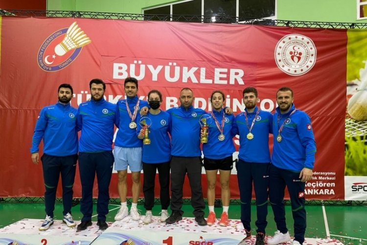 Badmintonda Bursa B&uuml;y&uuml;kşehir Belediyespor r&uuml;zgarı