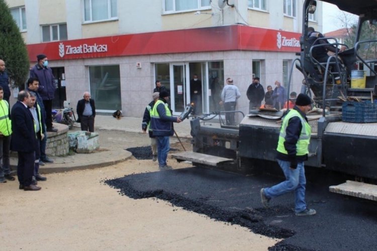 Bursa Harmancık'ta asfaltsız yol kalmayacak
