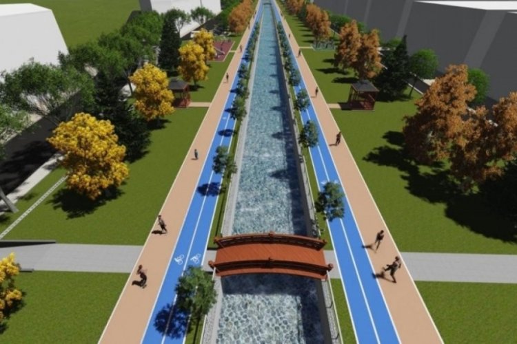 Bursa'da 'Kanal İneg&ouml;l Projesi'nde &ccedil;alışmalar hız kazandı