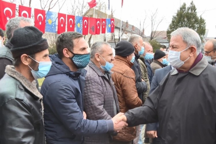 Bakan Hulusi Akar, Mamuşa'da resmi temaslarda bulundu