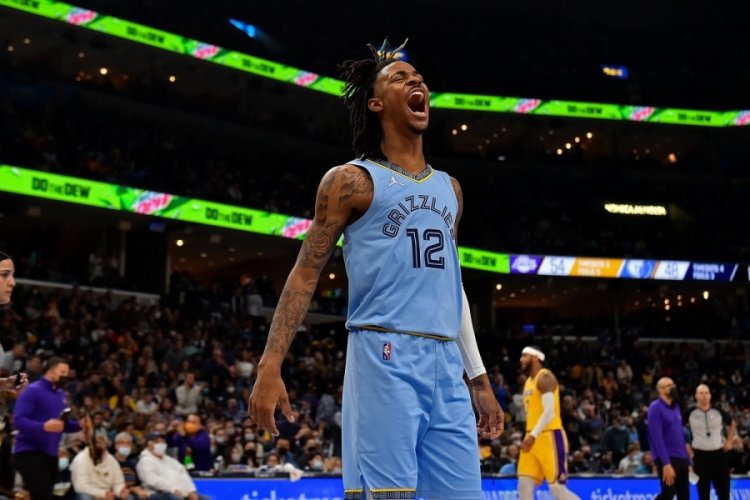 Grizzlies'ın yıldız oyuncusu Ja Morant'tan 41 sayı