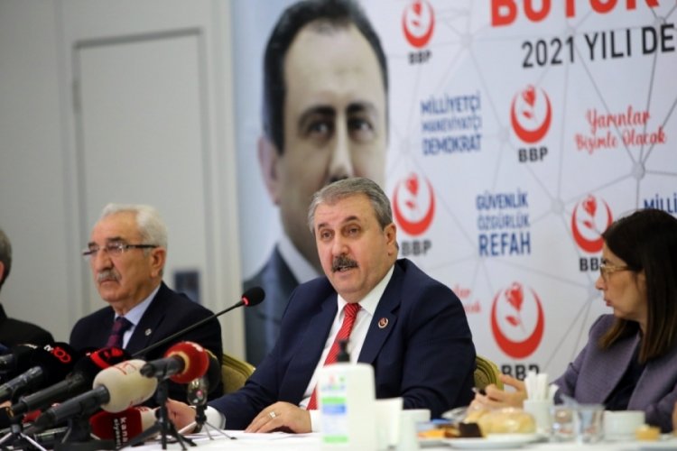 BBP Genel Başkanı Destici: HDP ile ilişki, PKK ile ilişki demektir