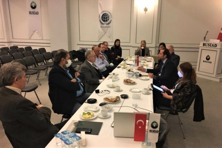 Bursa İl Milli Eğitim M&uuml;d&uuml;r&uuml; G&uuml;r'den BUSİAD'a ziyaret