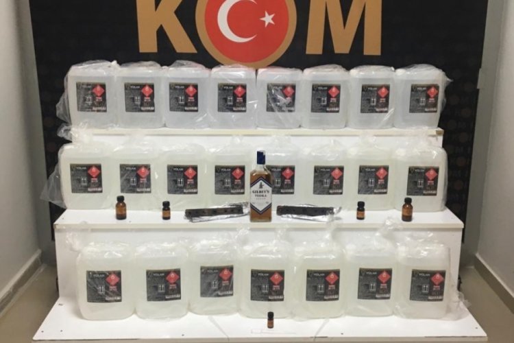 Kırşehir'de sahte i&ccedil;ki operasyonunda 5 kişiye g&ouml;zaltı