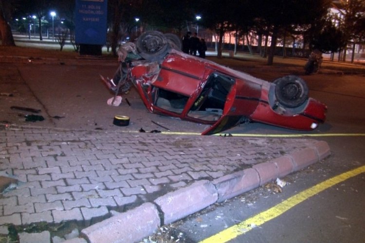 Kayseri'de trafik kazası: 4 yaralı