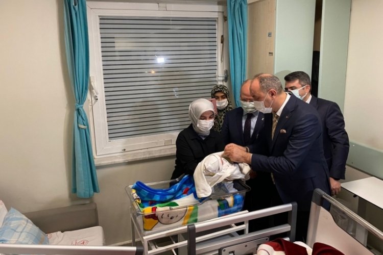 Bursa'da 2021'in son bebeklerine ziyaret