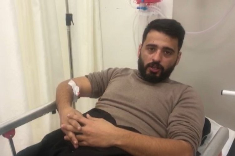 İstanbul Bah&ccedil;eşehir'de k&ouml;peklerin saldırısına uğrayan adam dehşeti yaşadı