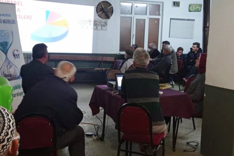 Bursa Mustafakemalpaşa'da İklim Değişikliği eğitimleri başladı
