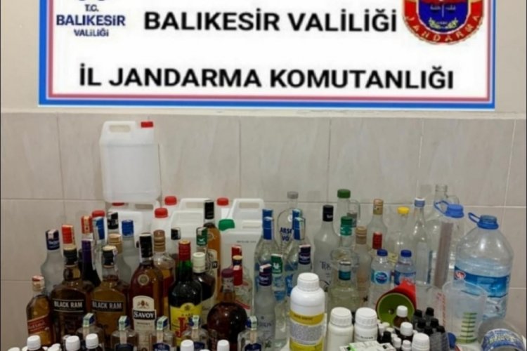 Balıkesir'de ka&ccedil;ak i&ccedil;ki operasyonu