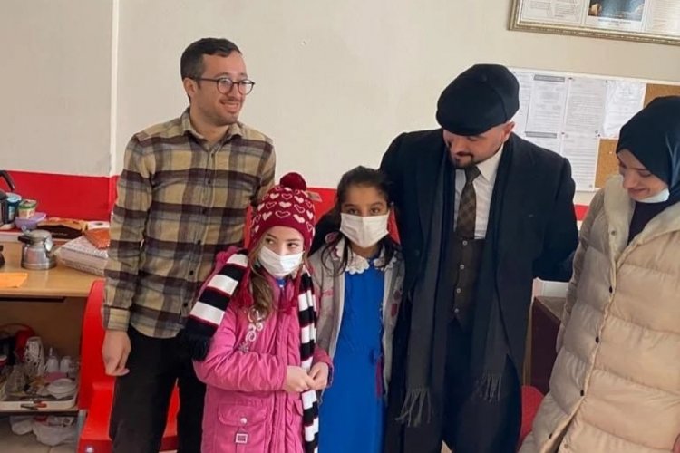 Ağrı'da hayırseverler çocuklara  yardım etti