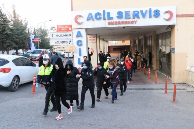 Şanlıurfa'da fuhuş ş&uuml;phelileri adliyede