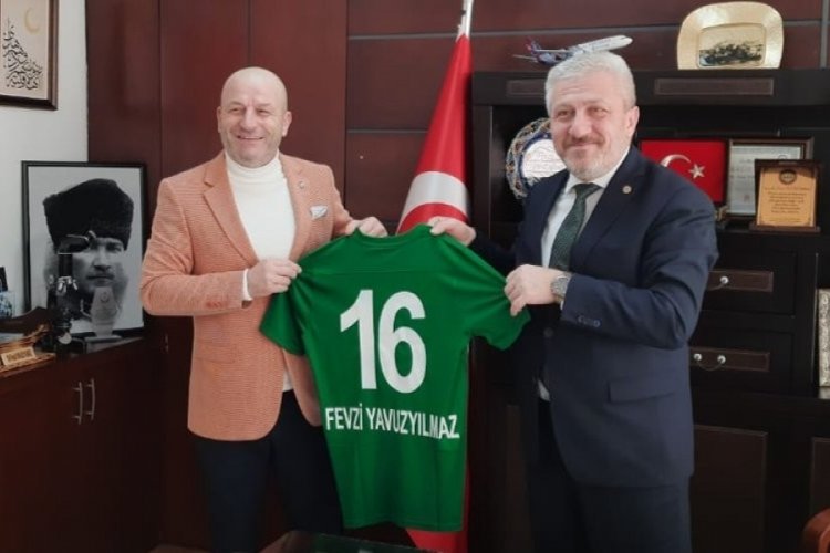 Hayrettin G&uuml;lg&uuml;ler'den Fevzi Yavuzyılmaz'a ziyaret