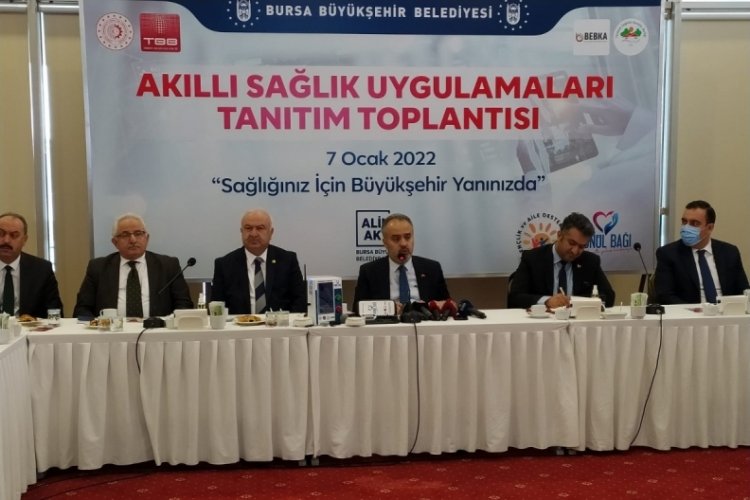 Bursa'da Başkan Aktaş akıllı sağlık projelerini a&ccedil;ıkladı
