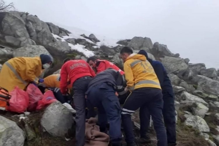 Afyonkarahisar'da yaralı avcı i&ccedil;in seferber oldular