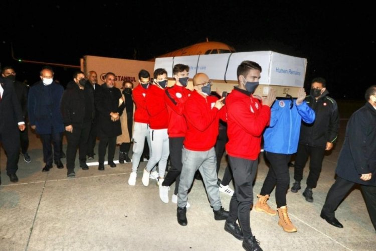 Kıbrıslı T&uuml;rk dağcının cenazesi KKTC'ye getirildi