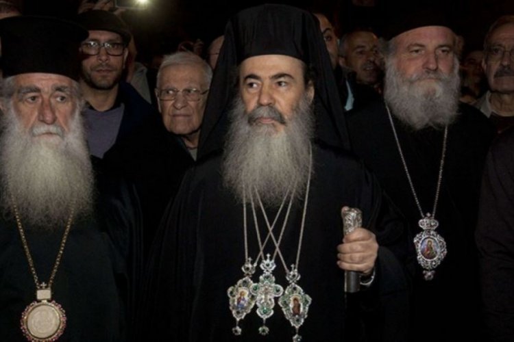 Patrik Theophilos Kud&uuml;s'teki Hristiyanlar hakkına konuştu