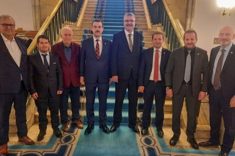 Bursa Karacabey Belediye Başkanı &Ouml;zkan'dan Başkente ziyaret