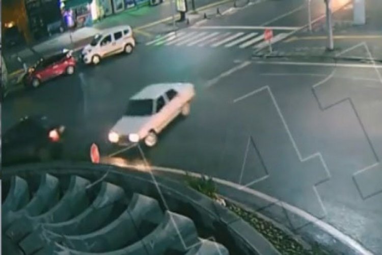 Sivas'ta kavşakta drift atan s&uuml;r&uuml;c&uuml;ye ceza