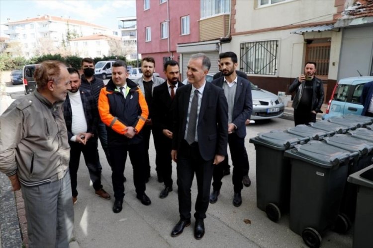 Bursa İneg&ouml;l'de 'Bireysel &Ccedil;&ouml;p Konteyneri Uygulaması'