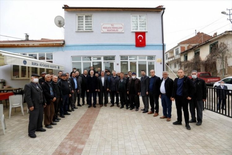 İneg&ouml;l'de Kozluca Mahallesi yeni deydan ve konağına Kavuştu