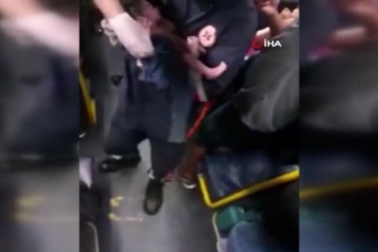 Otob&uuml;ste doğum yaptı! Dakikalarca alkışlandı